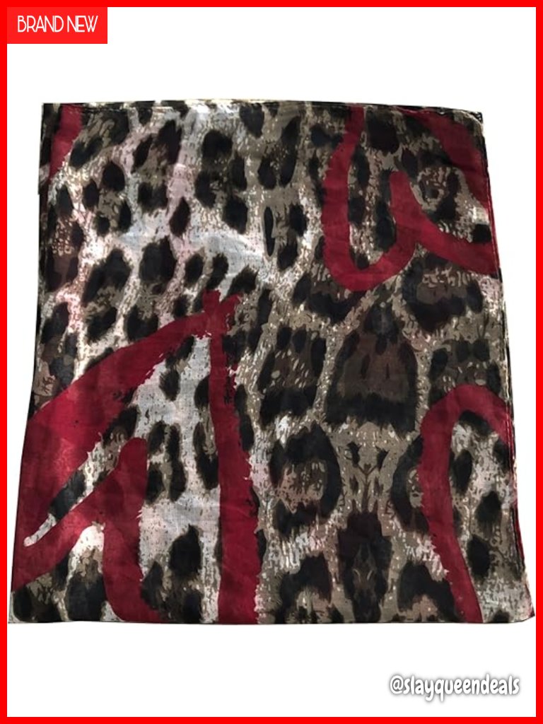 Sheer Chiffon Animal Print Leopard Scarf Rectangle Long Large Hijab Shawl
